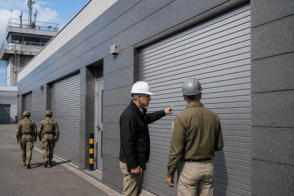 Persianas Resistentes a Explosiones para Instalaciones Militares